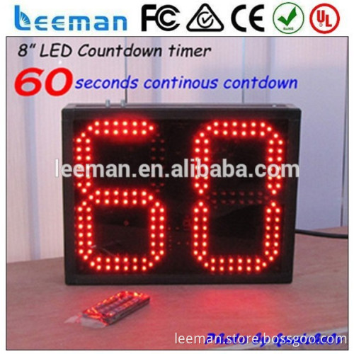 Leeman outdoor red color digital led timer countdown